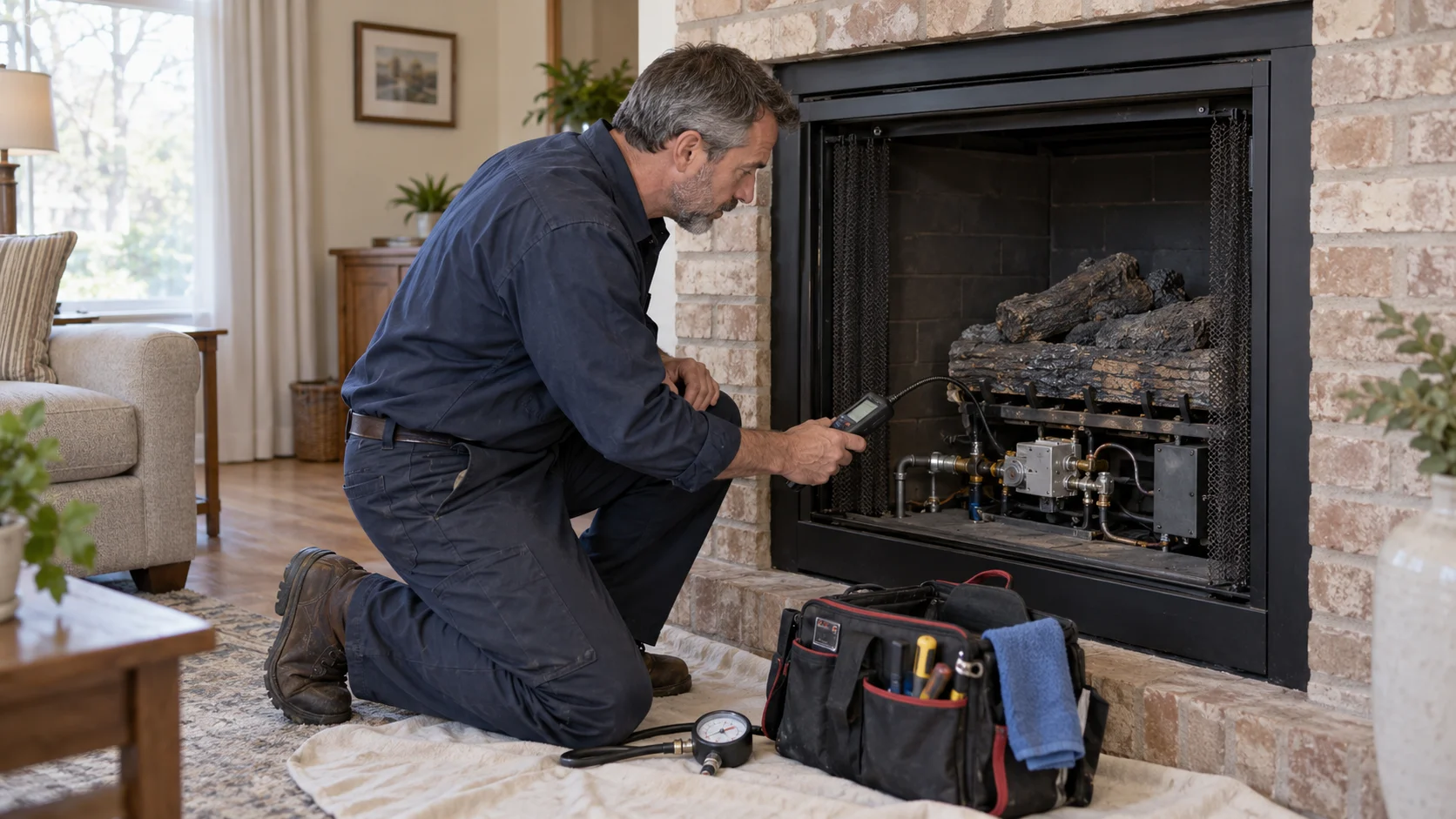 Dual Fuel Ventless Fireplace Conversion Not a DIY Job